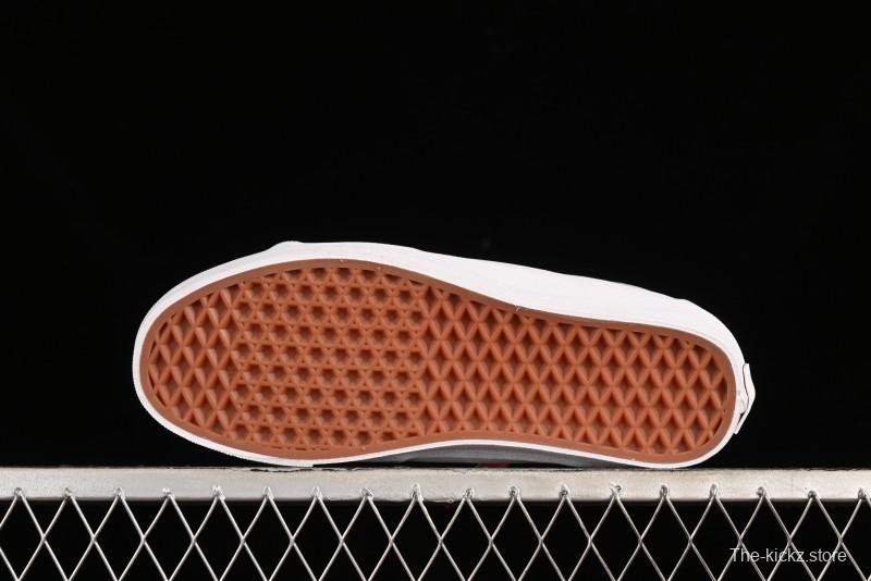 Vans Sk8-Mid Reissue 83 High-End Retro Skate Shoes with Blue Patchwork Suede - VN000CQQDWR