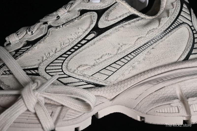 Balenciaga Phantom Sneaker 10th Generation Trend Running Shoes with Transparent Heel Strap - W3XDC2002