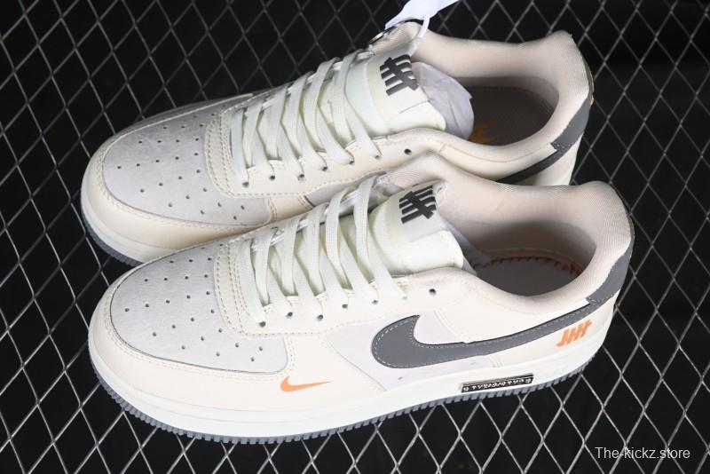 Nike Air Force 1 '07 Low UN Collaboration Beige Grey Metal Tag Casual Sneakers - DF0188-023