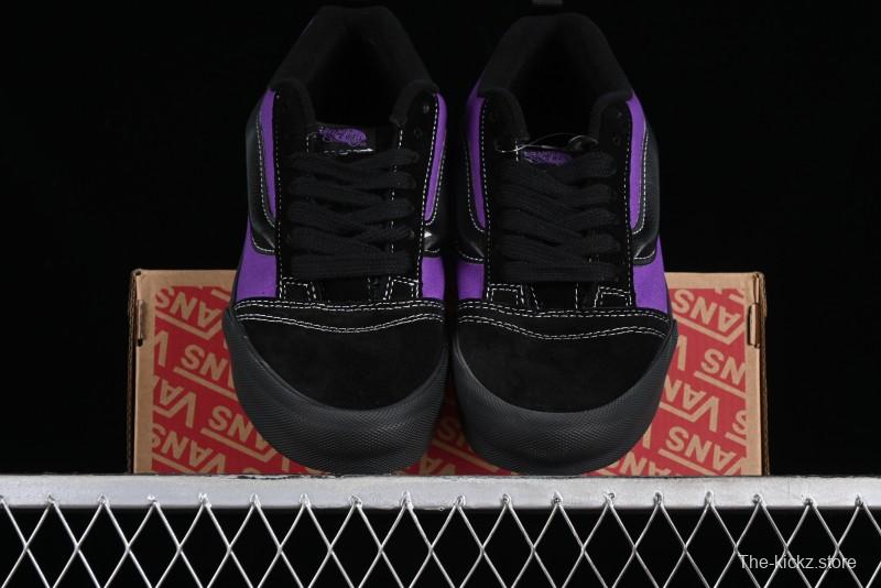Vans Classics Knu Skool Black Purple Slip-On Shoes - VN0009QCSWE