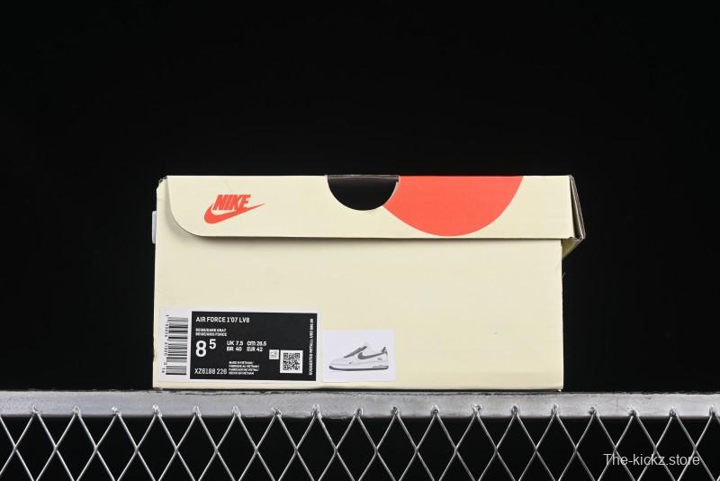 Nike Air Force 1 '07 Low Stussy Collaboration Granite Grey Low-Top Casual Sneakers - XZ6188-226