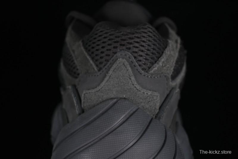 Adidas Yeezy 500 Black Casual Running Shoes - F36640
