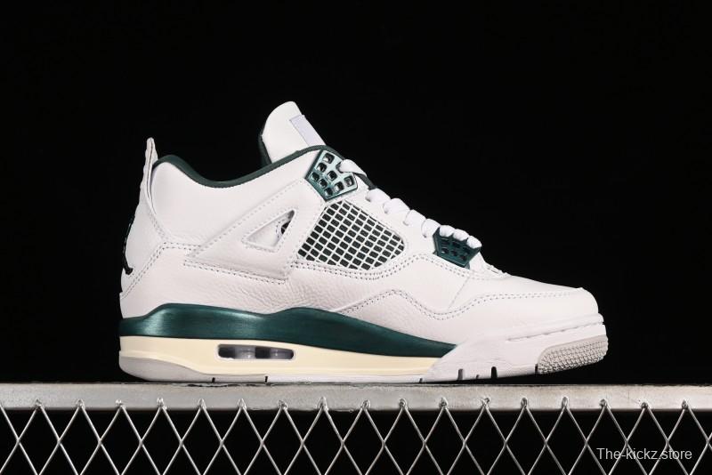 Nike Air Jordan 4 Retro Sneakers with Oxidized Green Accents and Visible Air Cushion - AQ8138-103