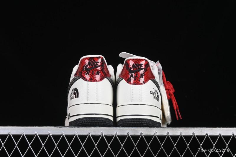 Nike Air Force 1 '07 Low The North Face Collaboration Year of the Snake Limited Edition Silver Snake Casual Sneakers - CH6336-521