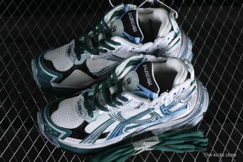 Balenciaga Runner Kith Four Color Retro Casual Shoes - W3RMU9034