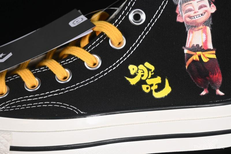 Converse Chuck 1970s High-Top Casual Canvas Sneakers with Classic Graffiti Limited Edition Three-Star Logo - 162050C