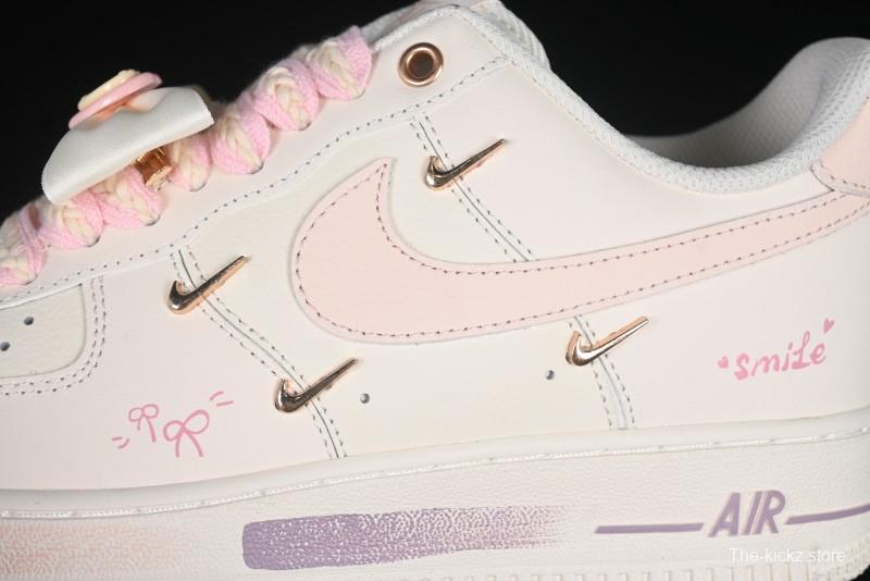 Nike Air Force 1 '07 Low Heart Bow Low-Top Casual Sneakers - FC1122-333
