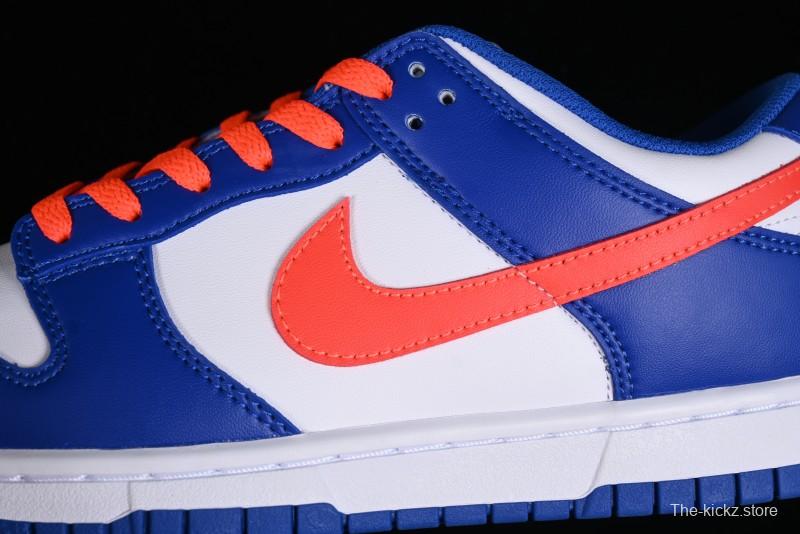 Nike Dunk Low SB Casual Skate Shoes in White Blue Red - CW1590-104
