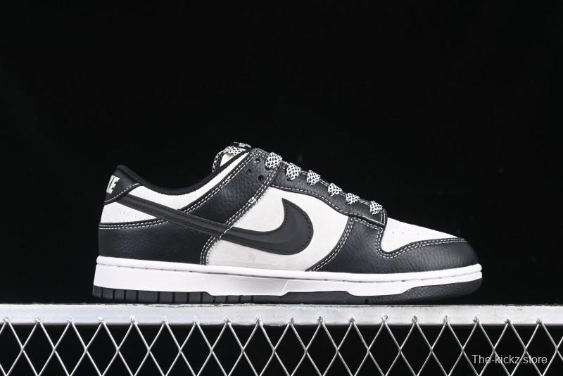 Nike SB Dunk Low The North Face Graffiti Black Swoosh Anniversary Custom Low-Top Casual Skate Shoes - DM6868-028