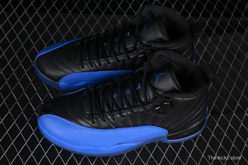 Nike Air Jordan 12 Retro Basketball Shoes with Game Royal Colorway - 130690-014