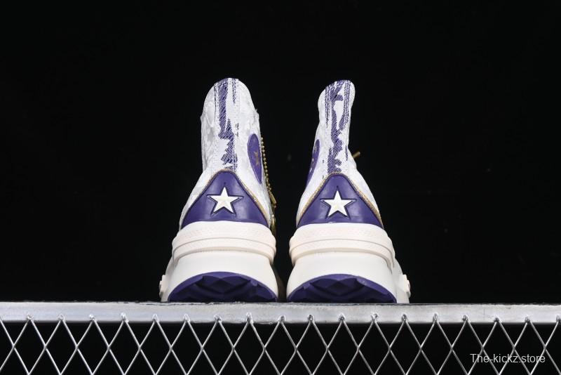 Converse Legacy Run Star Snake Year Limited Edition Platform Sneakers with Cushioned Sole - A13350C