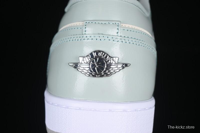 Nike Air Jordan 1 Low AJ1 Amber Green Low-Top Casual Sneakers - HF4078-100