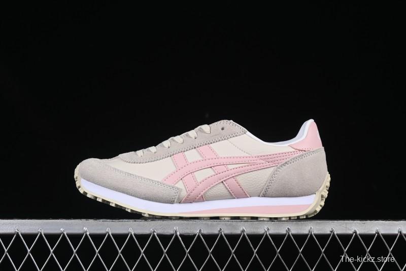 Asics Vintage-Style Sneakers - Soft Pink & Neutral Beige