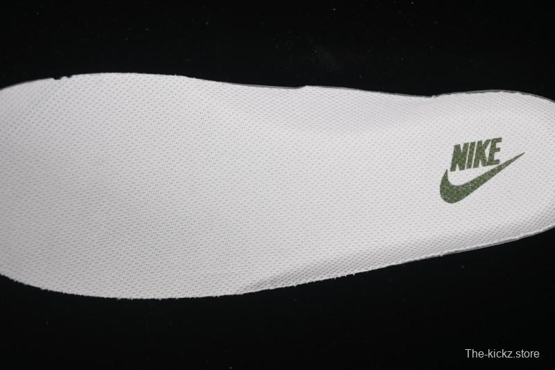 Nike Air Force 1 '07 Low Stussy Collaboration Dual-Tone Beige Green Casual Sneakers with Strap - XS1958-525