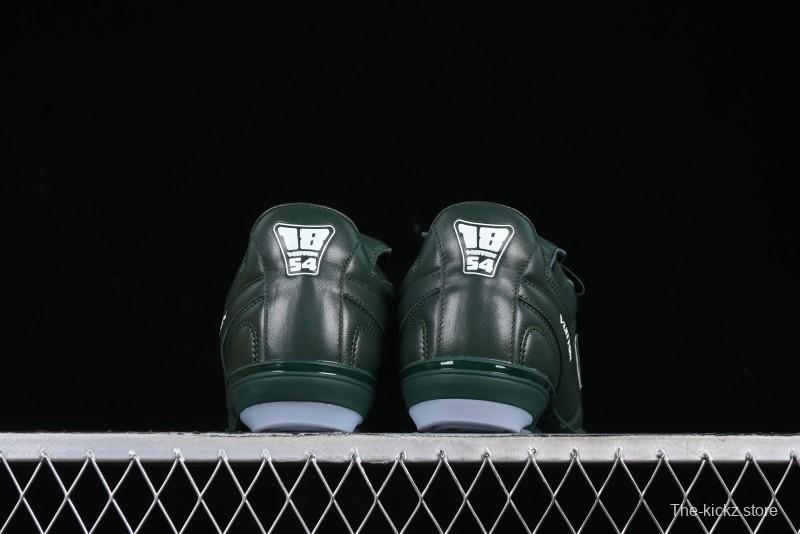 Louis Vuitton Footprint Soccer 2025 Spring Summer Collection Round Toe Lace-Up Low Top Lifestyle Casual Shoes - D.GREEN