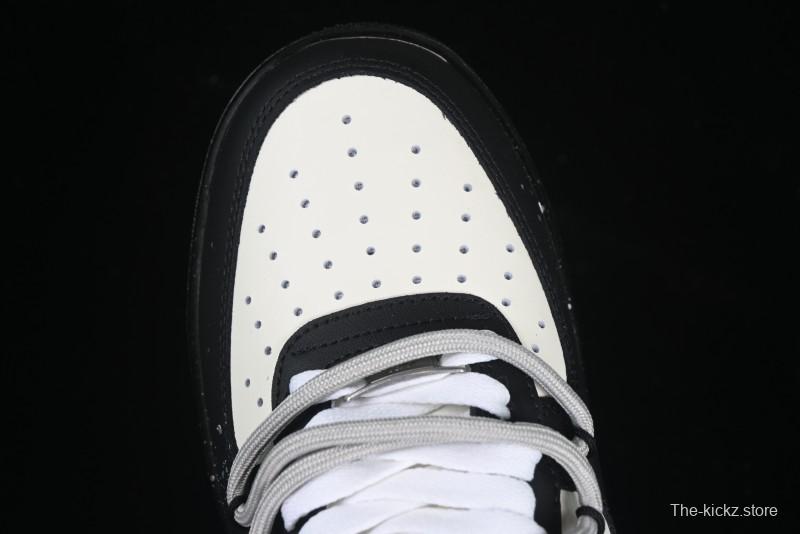 Nike Air Force 1'07 Low Star Graffiti Hand-Painted Casual Sneakers with Full-Length Air Cushion - XV7981-476