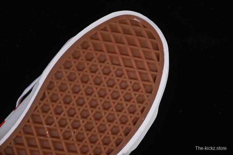 Vans Sk8-Low White Red Checkerboard Slip-Resistant Casual Skate Shoes - VN0A4UUK4W9