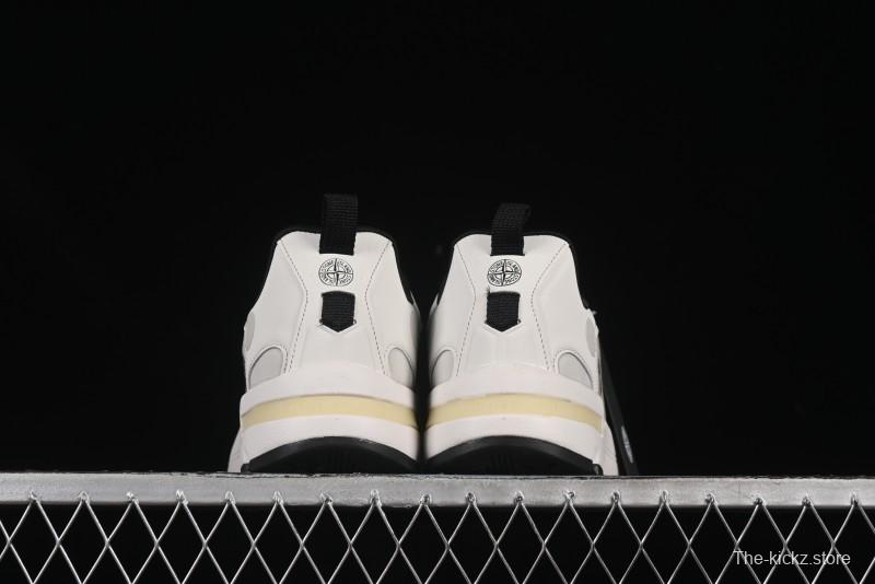 Stone Island Grime Panelled Low-Top Lifestyle Sneakers - 79FWS0303