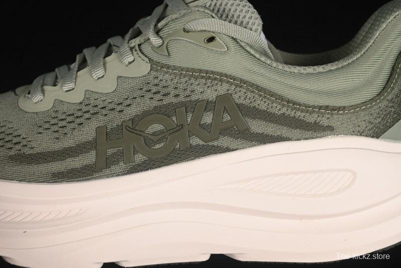 HOKA ONE ONE Bondi 9 Cushioned Running Shoes with Soft EVA Midsole - 1162011 SSSC
