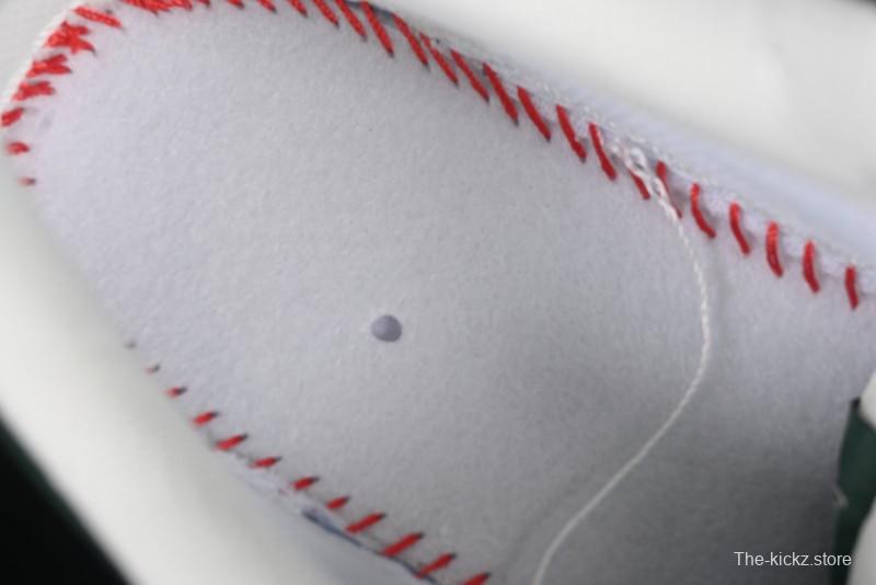 Nike Air Force 1 '07 Low Stussy Collaboration Black Green Swoosh Casual Sneakers - XS1958-572