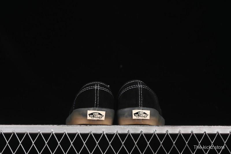 Vans Premium Authentic Suede Retro Sneakers with Translucent Rubber Sole - VN000CRQ6RJ