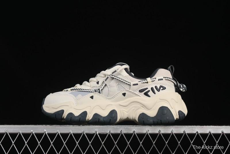 Fila Heritage Fluid Cat Paw 5.0 Retro Dad Shoes with Lace-Up Design - F12W432101FSH