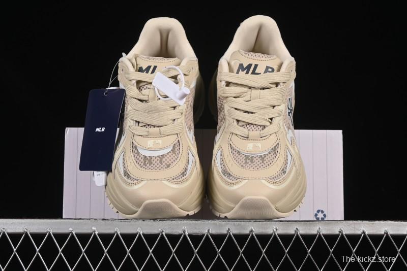 New York Yankees MLB Chunky Curve Runner Monogram Thick Sole Casual Running Shoes - 3ARNSPL5N50SAS