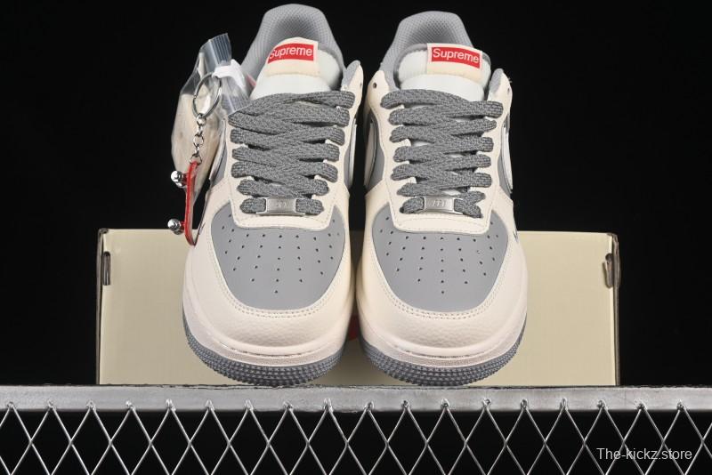 Nike Air Force 1 '07 Low Supreme Casual Sneakers with Full-Length Air Cushion - HH7518-058