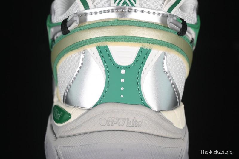 Off-White Be Right Tie-Dye Green Low-Top Lifestyle Casual Shoes - X.E5