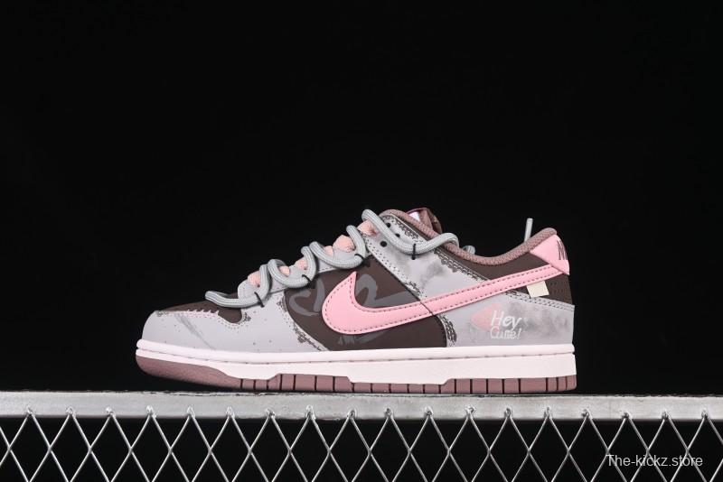 Nike Dunk Low Koala Party Pink Dream Deconstructed Low-Top Casual Sneakers - FZ3611-208