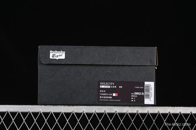 Onitsuka Tiger Delecity Thick Sole Low-Top Lifestyle Casual Shoes - 1183B874-104