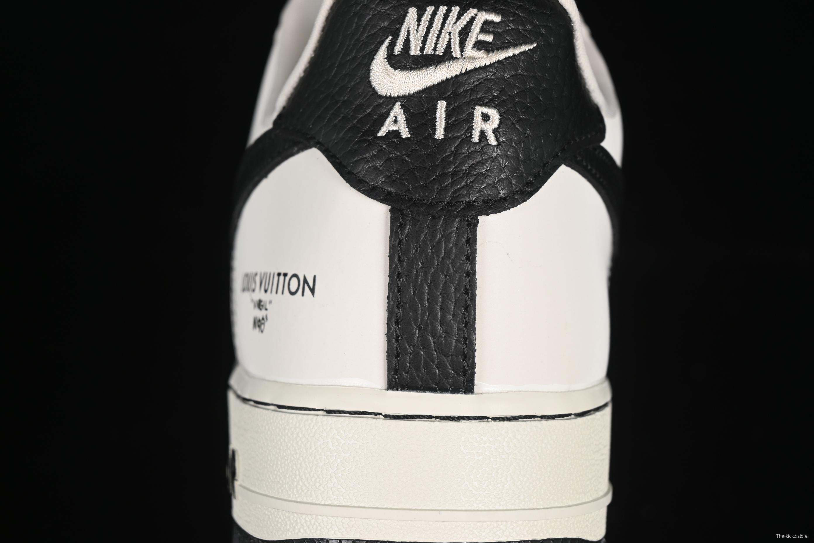 Nike Air Force 1 '07 Low LV Collaboration White Black Casual Sneakers - BZ6808-102