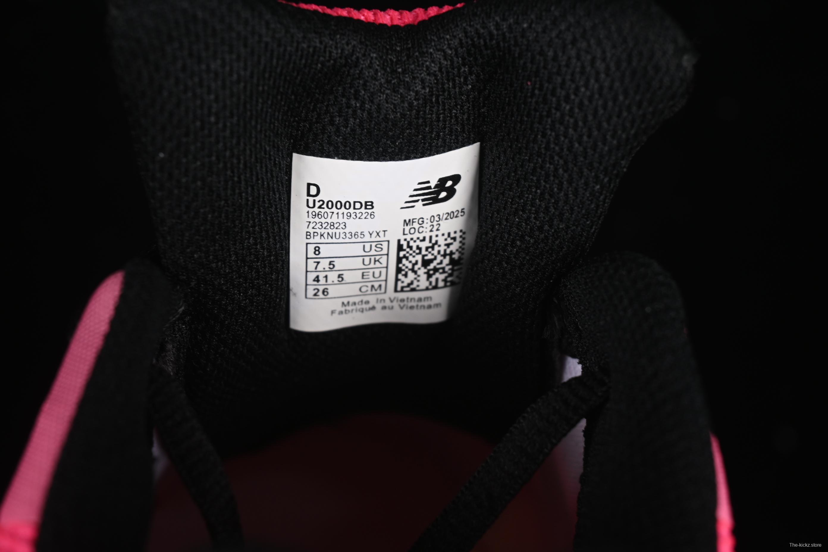 New Balance 2000 Series Retro Dad Style Casual Running Shoes - U2000DB