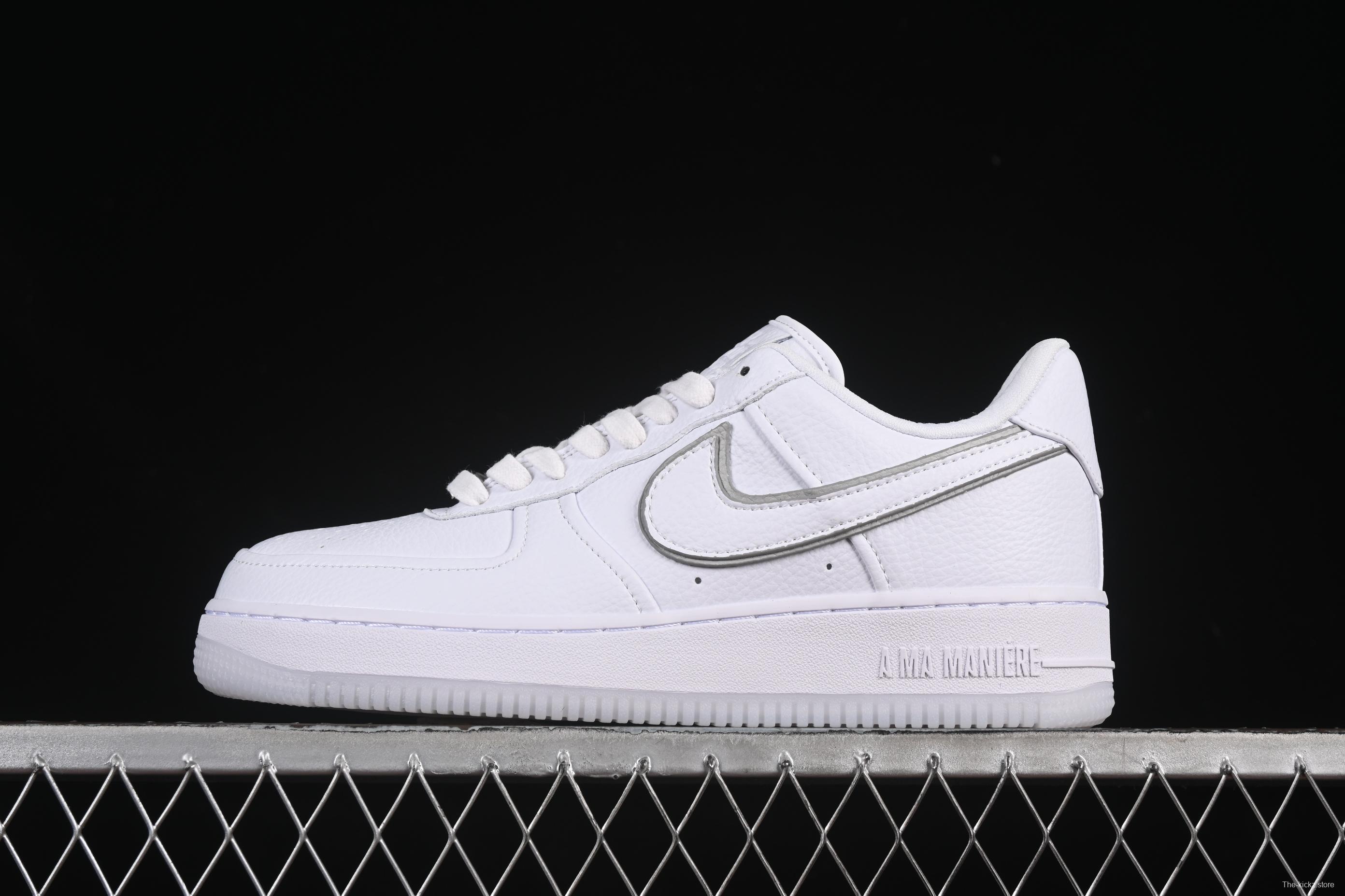 Nike A Ma Maniére x Air Force 1'07 Low Casual Sneakers in White - HF4084-100