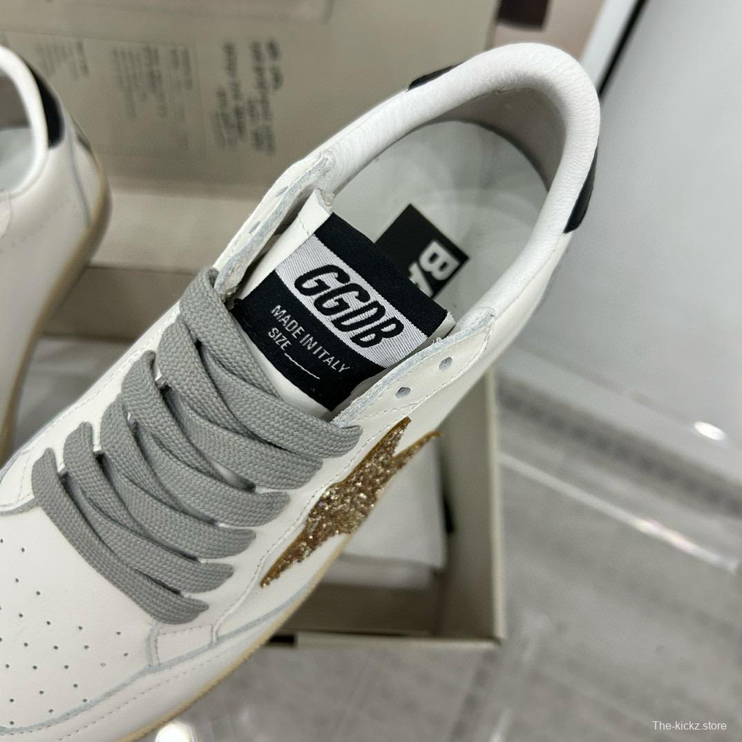2024 Unisex GGDB White Gold Leather Sneakers MJ00260