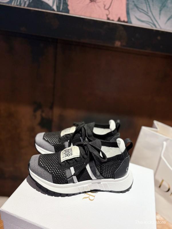 2025 Unisex Dior Black Grey Flyknit Sneaker LY00260