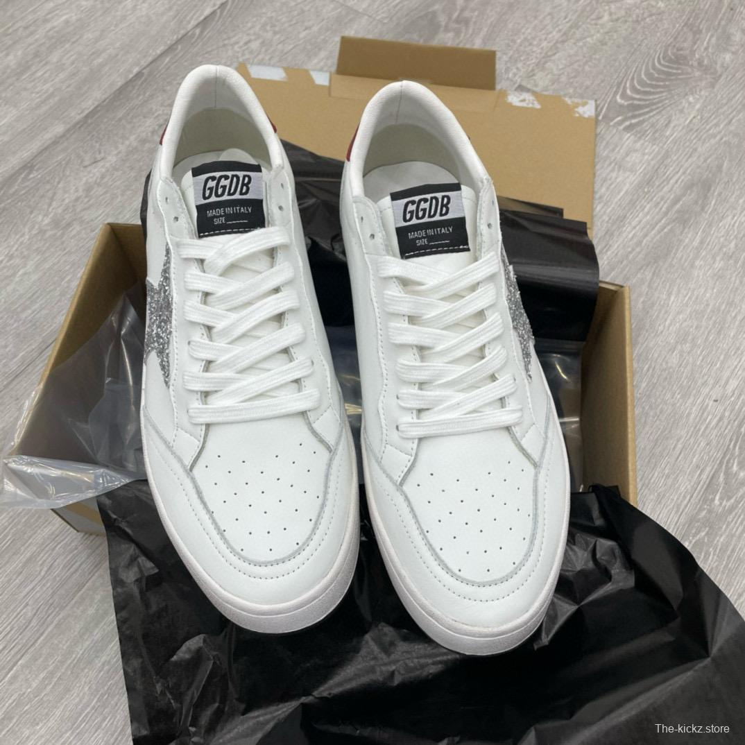 2024 Unisex GGDB White Black Leather Sneakers MJ00260