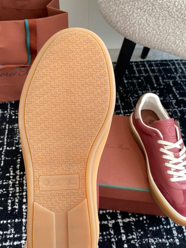 2024 Unisex LP Red Pink Leather Sneakers MJ00320