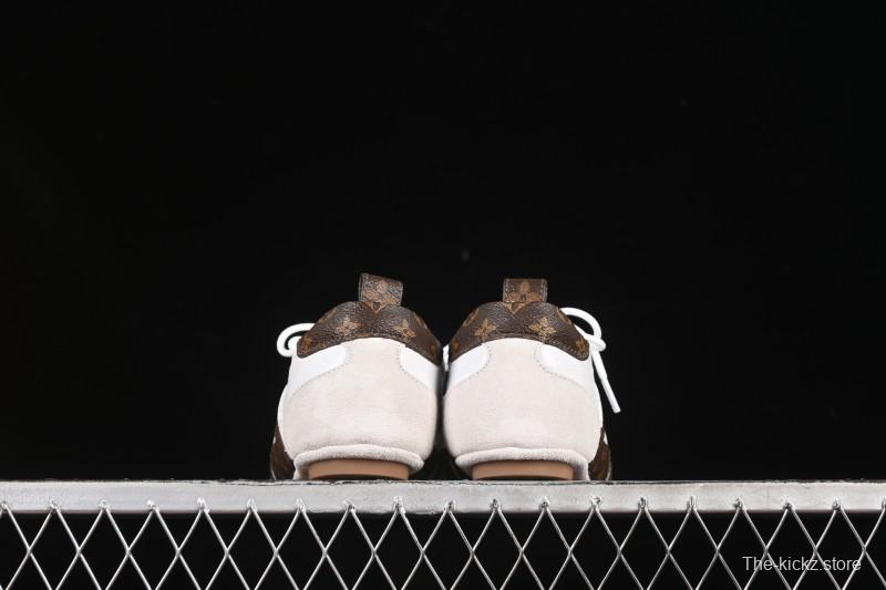 Louis Vuitton Sneakerina Round-Toe Lace-Up Ballet Style Flat Training Shoes - N.F6