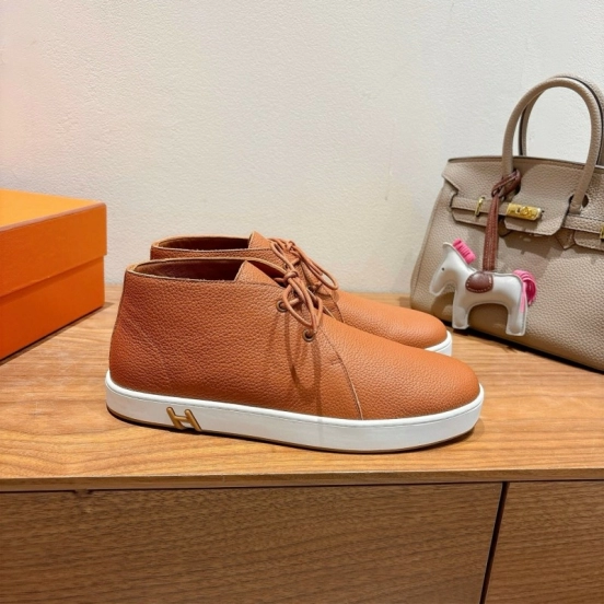 2025 Unisex H Brown Leather Classic Boots AS00380