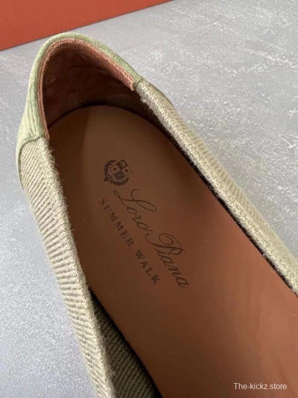 2025 Unisex Kiton Brown Wool Blend Loafers AS00280