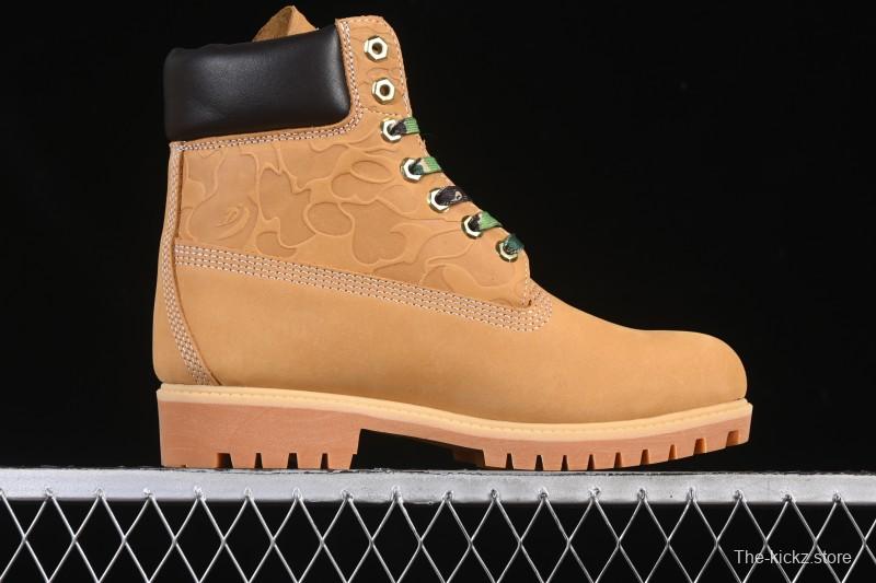 Timberland Bape Undefeated Triple Collaboration Limited Edition Waterproof Boots - TB0A1R7Y231