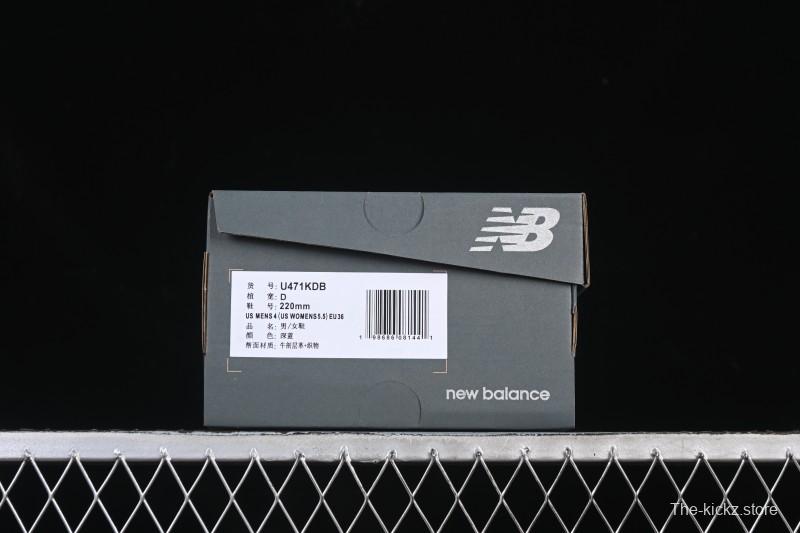 New Balance 471 Series Fabric and Leather Casual Lifestyle Shoes - U471KDB