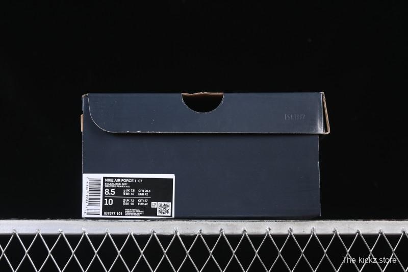 Nike Air Force 1 '07 Low Casual Sneakers with Full-Length Air Cushion - IB7677-101