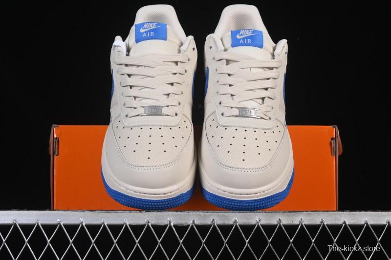 Nike Air Force 1 '07 Low LV Collaboration Mesh Panel Light Blue Low-Top Casual Sneakers - QW5836-025