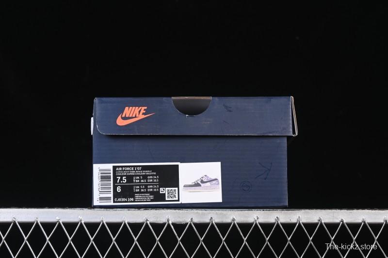 Nike Air Force 1 '07 Low Pixel Cloud Tracking Casual Sports Sneakers - CJ0304-106