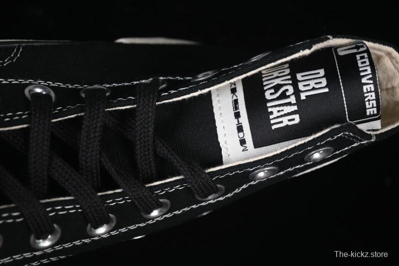 Rick Owens Drkshdw Converse Chuck 70 High Top Platform Casual Canvas Shoes - A06754C