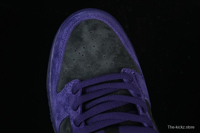 Nike Supreme Dunk SB Dunk Low Casual Skate Shoes Grey Purple - HQ8487-500