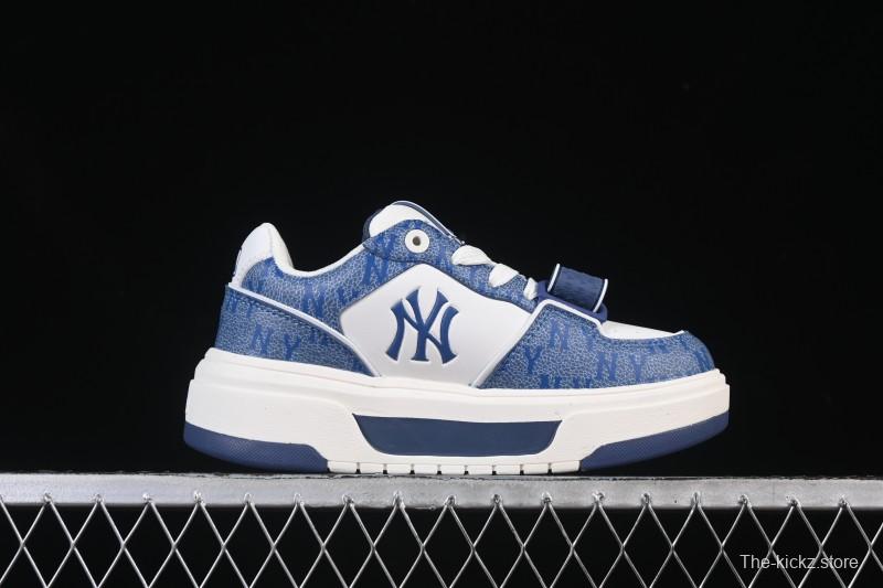 New York Yankees Chunky Liner Pocket Monogram Height-Increasing Thick Sole Casual Running Shoes - 3ASXP025N50NYS