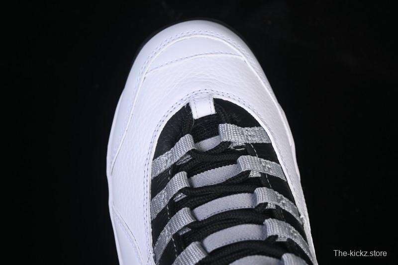 Nike Air Jordan 10 Retro Light Steel Grey Basketball Shoes - HJ6779-104